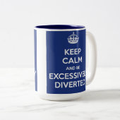 平静を保ち、過度に転換されたジェーンAustenがあって下さい ツートーンマグカップ (正面右)