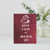 平静を保ち、郵便はがきで信じて下さい シーズンポストカード (スタンド正面)