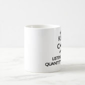 平静を保ち、量検査官に聞いて下さい コーヒーマグカップ (中央)