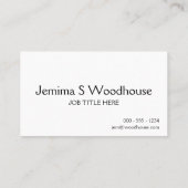 平静を保ち、釘付けして下さい(マニキュア) 名刺 (裏面)