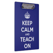 平静を保ち、青くパーソナライズなクリップボードで教えて下さい クリップボード (右)