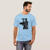 平静を保ち、飛ばして下さい Tシャツ (正面フル)
