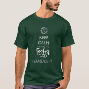 平静を保ち、養育関係のパパをそれを扱うことを許可して下さい Tシャツ