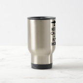 平静を保ち、高いU-2を飛ばして下さい トラベルマグ (中央)
