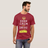 平静を保ち、-2107を- /version4運転して下さい tシャツ (正面フル)