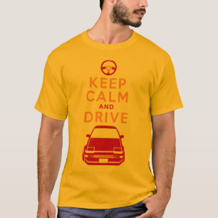 平静を保ち、- AE86-を運転して下さい Tシャツ