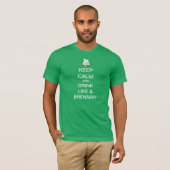 平静を保ち、Brennanのように飲んで下さい Tシャツ (正面フル)