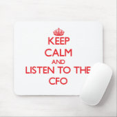 平静を保ち、Cfoに聞いて下さい マウスパッド (マウス)