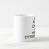 平静を保ち、Cytogeneticistを抱き締めて下さい コーヒーマグカップ (中央)