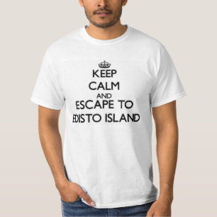 平静を保ち、Edistoの島南Caroliに脱出して下さい Tシャツ