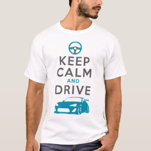 平静を保ち、- GT86- /version2を運転して下さい Tシャツ