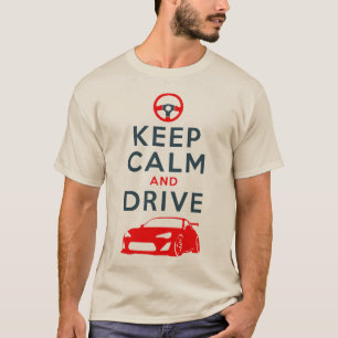 平静を保ち、- GT86- /version4を運転して下さい Tシャツ