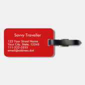 平静を保ち、Honuのウミガメのカスタムで泳いで下さい ラゲッジタグ (裏面横)