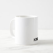 平静を保ち、Kinesiologistを抱き締めて下さい コーヒーマグカップ (正面左)