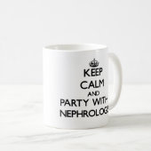 平静を保ち、Nephrologistとパーティを楽しんで下さい コーヒーマグカップ (正面右)