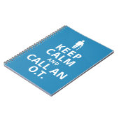 平静を保ち、O.Tを呼んで下さい。-作業療法士 ノートブック (左側)