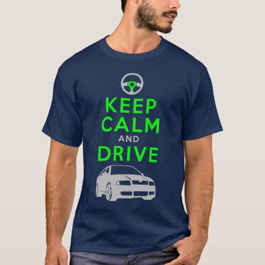 平静を保ち、- Octavia- /version2を運転して下さい Tシャツ (正面)