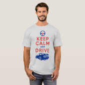 平静を保ち、- S13-を運転して下さい Tシャツ (正面フル)