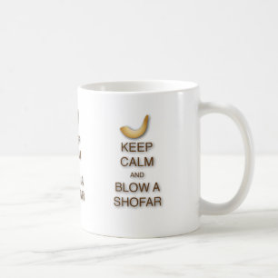 平静を保ち、Shofarのマグを吹いて下さい コーヒーマグカップ