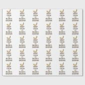 平静を保ち、Shofarの包装紙を吹いて下さい ラッピングペーパー (フラット)