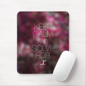 平静を保ち、Xを求めて下さい マウスパッド (マウス)
