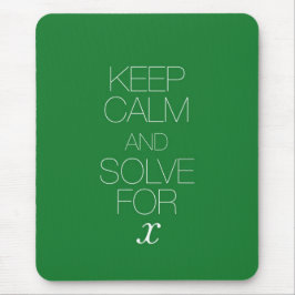 平静を保ち、Xを求めて下さい マウスパッド