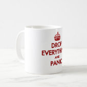 平静を保って下さいか。 Pfft! コーヒーマグカップ (正面左)