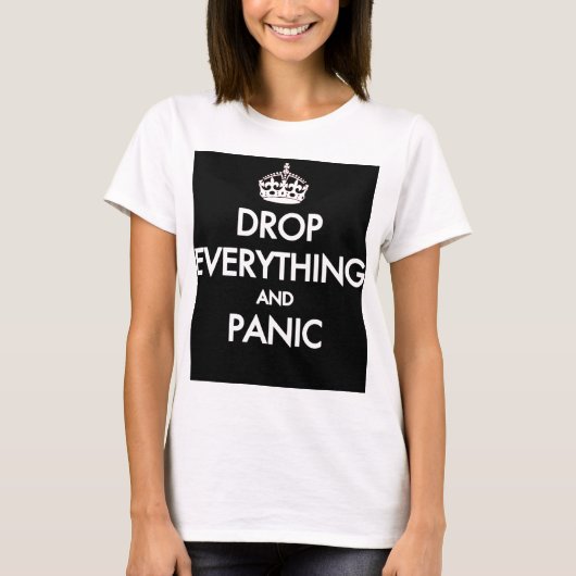 平静を保って下さいか。 Pfft! Tシャツ (正面)