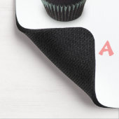 平静を保って下さい及びカップケーキを食べて下さい マウスパッド (コーナー)