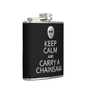 平静を保って下さい及びチェーンソーのカスタムのフラスコを運んで下さい フラスク (右)