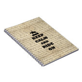 平静を保って下さい及び乗って下さい ノートブック (右側)