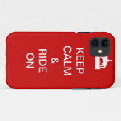 平静を保って下さい及び乗って下さい Case-Mate iPhoneケース (裏面(横))