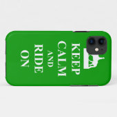 平静を保って下さい及び乗って下さい Case-Mate iPhoneケース (裏面(横))