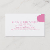 平静を保って下さい及び乳母を雇って下さい 名刺 (裏面)