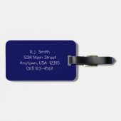 平静を保って下さい及び、カスタマイズ荷物のラベル頻繁に巡航して下さい ラゲッジタグ (裏面横)