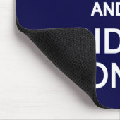 平静を保って下さい及びmousepadで乗って下さい マウスパッド (コーナー)