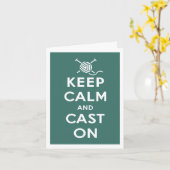 平静を保って下さい及びNotecardで投げて下さい カード (黄色い花)