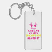 平静を保って下さい キーホルダー (正面左)