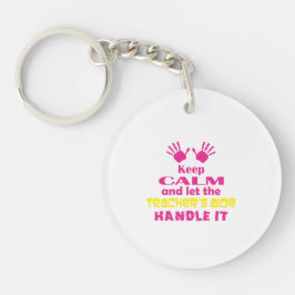 平静を保って下さい キーホルダー