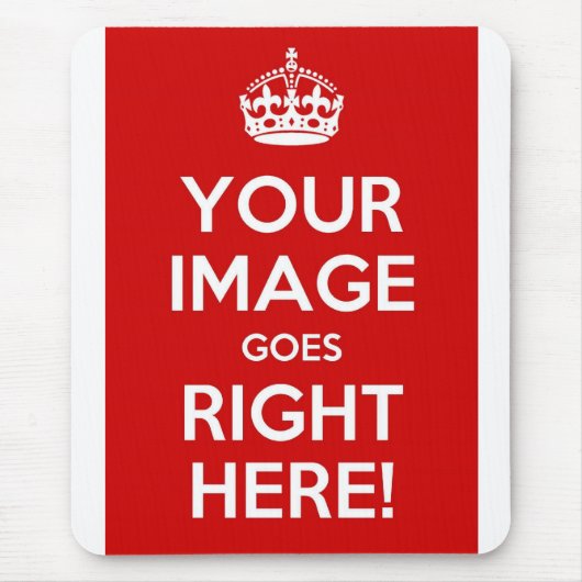 平静を保って下さい マウスパッド (正面)