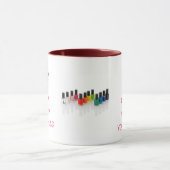 平静を保って下さい-私はあなたのネイルのマグをします マグカップ (中央)