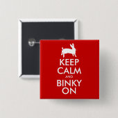 平静を保って下さい 缶バッジ (正面&裏面)