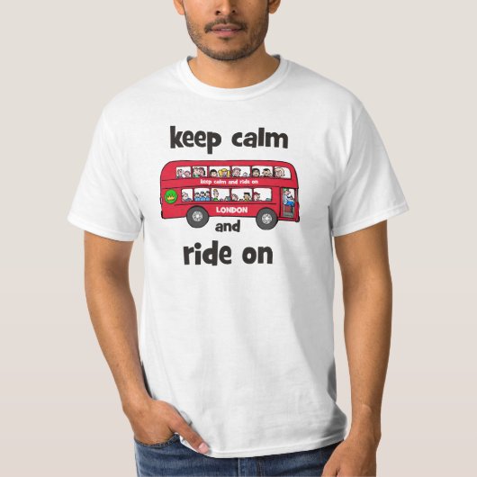 平静を保って下さい Tシャツ (正面)