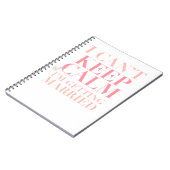 平静を保つことができません-私はノートを結婚しています ノートブック (左側)