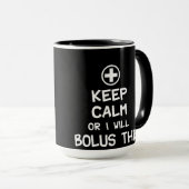 平静を保てば私は膠灰粘土Propofol マグカップ (正面右)