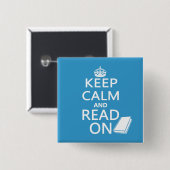 平静を読まれる保てば 缶バッジ (正面&裏面)