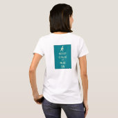 平静を走られる保てば! Tシャツ (裏面フル)