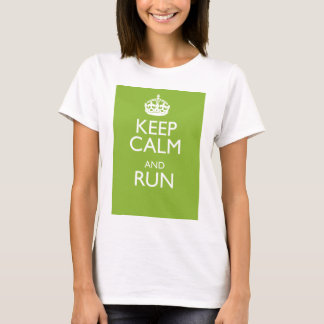 平静を走られる保てば Tシャツ