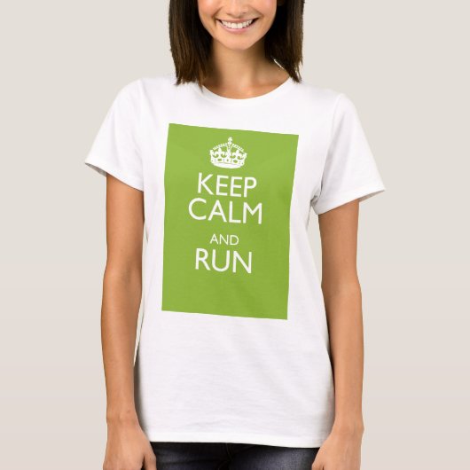 平静を走られる保てば Tシャツ (正面)