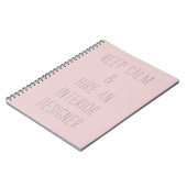 平静を…保って下さい ノートブック (左側)